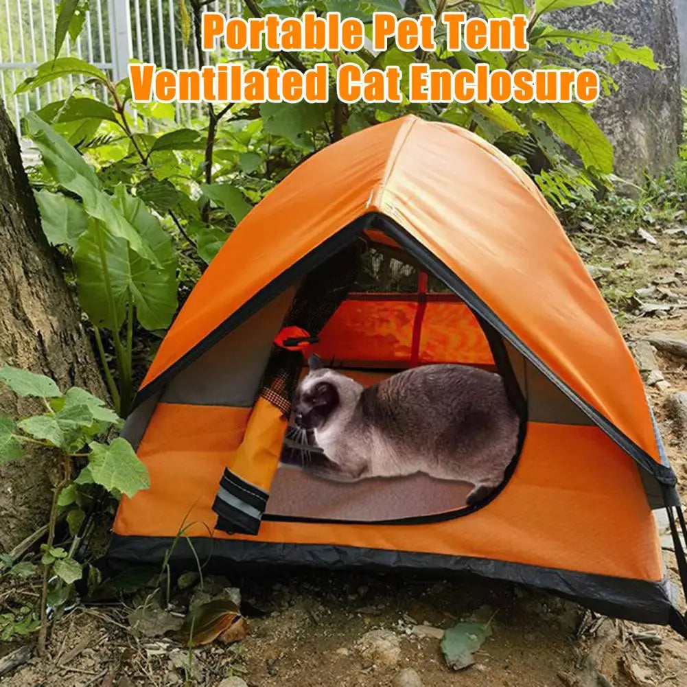 Outdoor Pet Tent Bed Cats House Supplies Products Accessories Cushions Furniture Sofa Basket Beds Waterproof Kitten Tents Cat