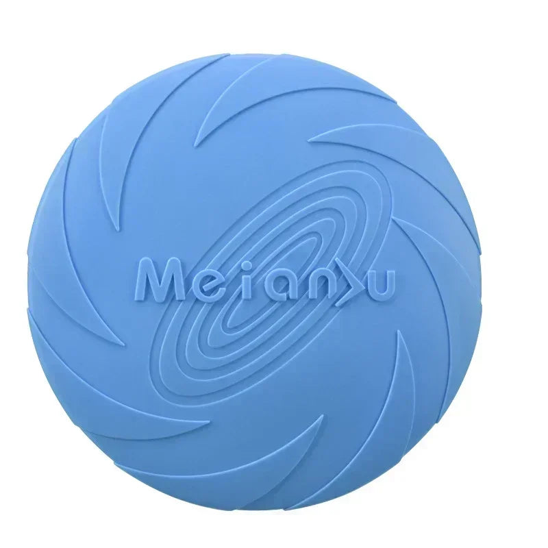 Dog Toys Silicone Flying Disc Fashion Multicolor Resistant Chew Toys Puppy Outdoor Game Trainning Interactive Supplies