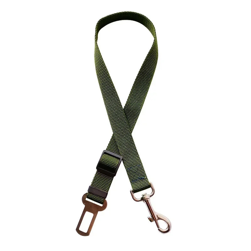 Adjustable Pet Cat Dog Car Seat  Belt Pet Seat Vehicle Dog Harness Lead Clip Safety Lever Traction Dog Collars Dogs Accessoires