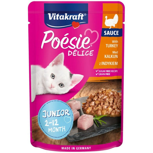 Cat food Vitakraft POESIE DELICE JUNIOR 85 g-0