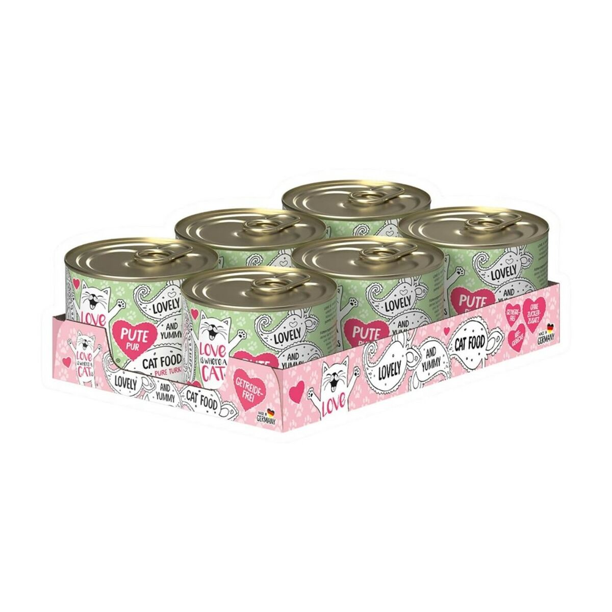 Cat food LOVE IS WHERE A CAT IS 2191140 200 g-0