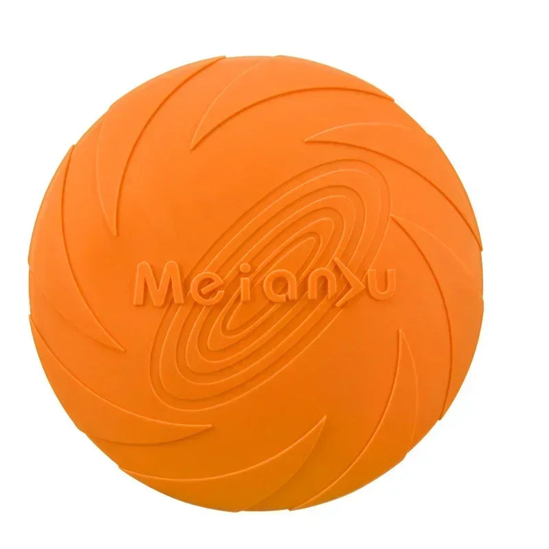 Dog Toys Silicone Flying Disc Fashion Multicolor Resistant Chew Toys Puppy Outdoor Game Trainning Interactive Supplies