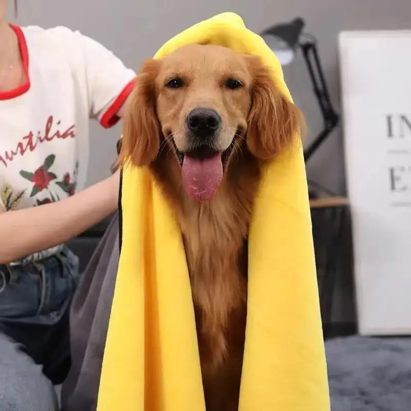 Pet Absorbent Towel Dog Cat Bath Strong Quick Drying Large Thick Robe Puppy Specific Bath Car Care Cloth Cleaning Drying Towels