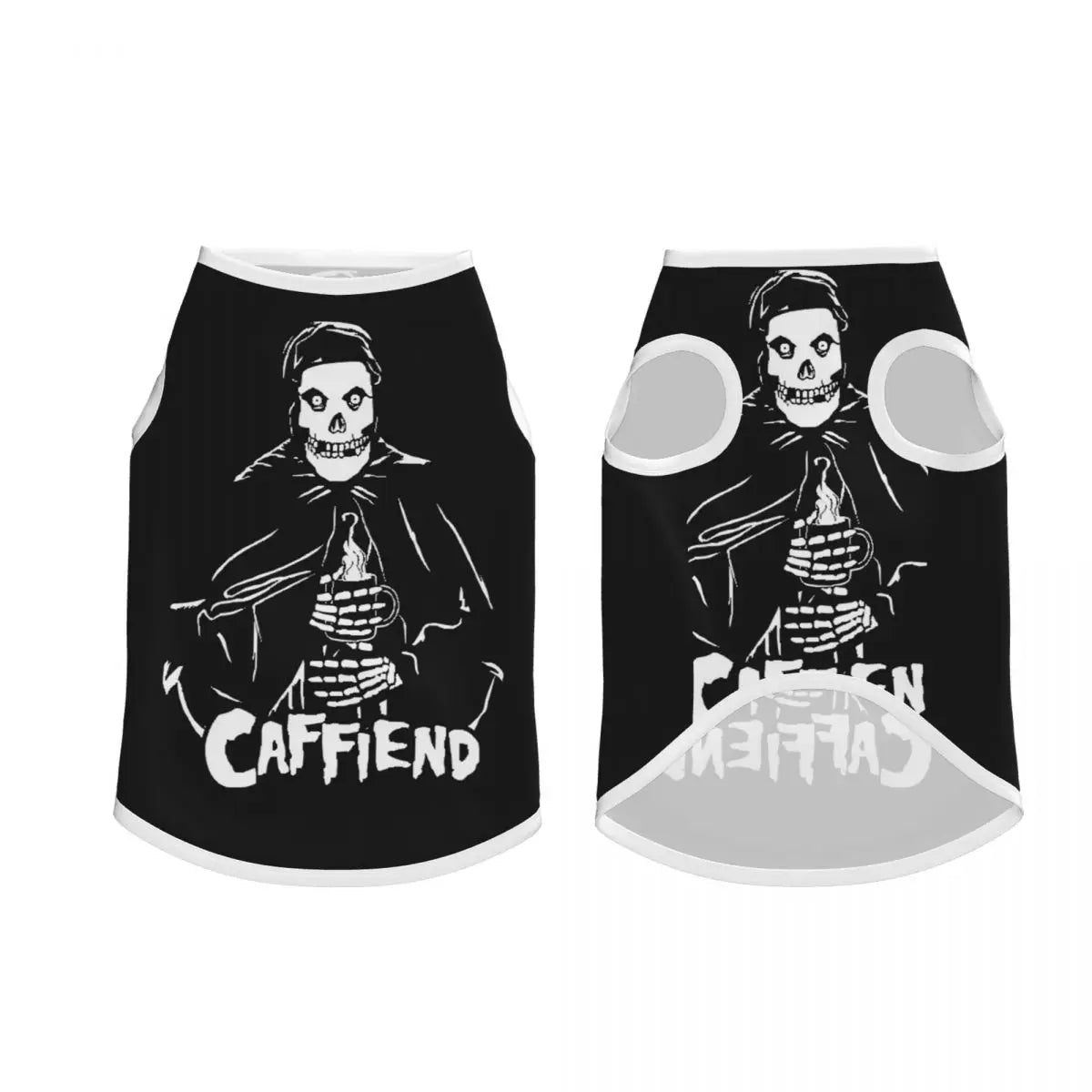 Misfits Skull Pet Vests Soft Dogs Cats Jacket Breathable Pet Clothing Dogs Accessories