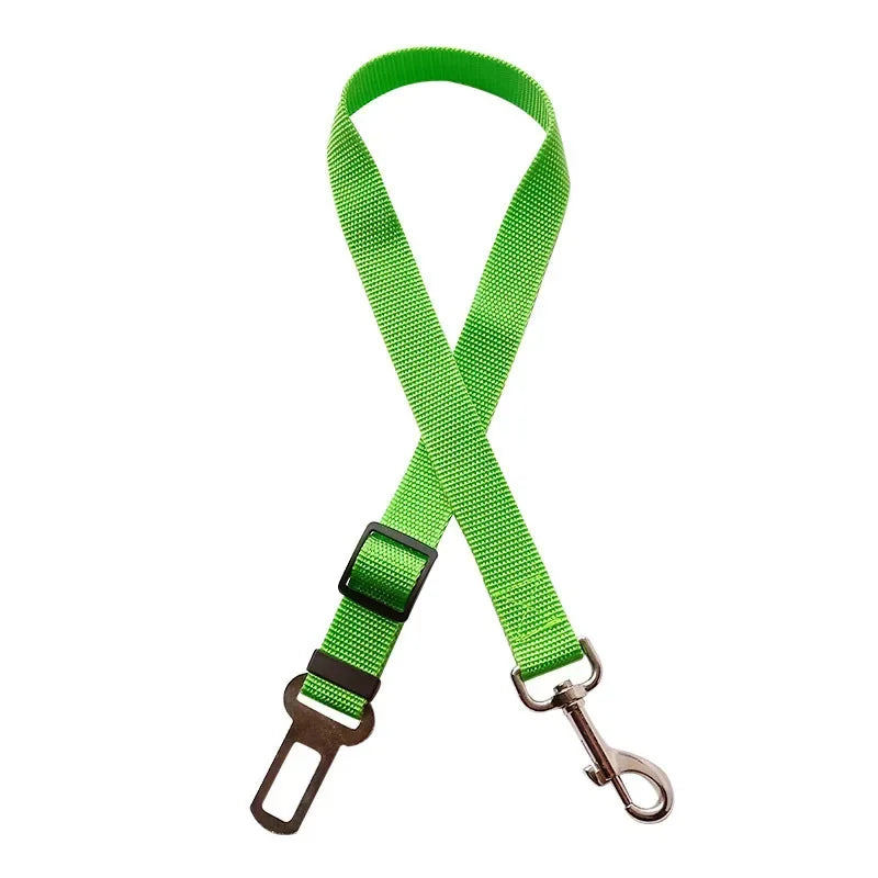 Adjustable Pet Cat Dog Car Seat  Belt Pet Seat Vehicle Dog Harness Lead Clip Safety Lever Traction Dog Collars Dogs Accessoires
