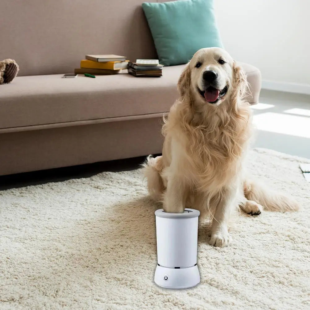 Pet Feet Washer Electrical Pet Paw Cleaner Automatic Pet Foot Cleaning Cup Portable Quick Low Noise Dog Cat Paw Cleaner