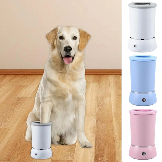 Pet Feet Washer Electrical Pet Paw Cleaner Automatic Pet Foot Cleaning Cup Portable Quick Low Noise Dog Cat Paw Cleaner