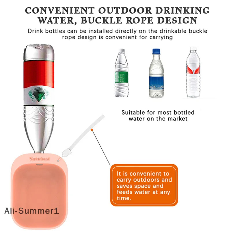 【E】Pet Travel Water Bottle Portable Pet Dog Water Bottle Dog Cat Outdoor Water Dispenser Water Bottle Pet Supplies