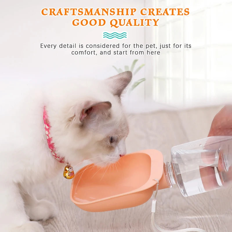 【E】Pet Travel Water Bottle Portable Pet Dog Water Bottle Dog Cat Outdoor Water Dispenser Water Bottle Pet Supplies