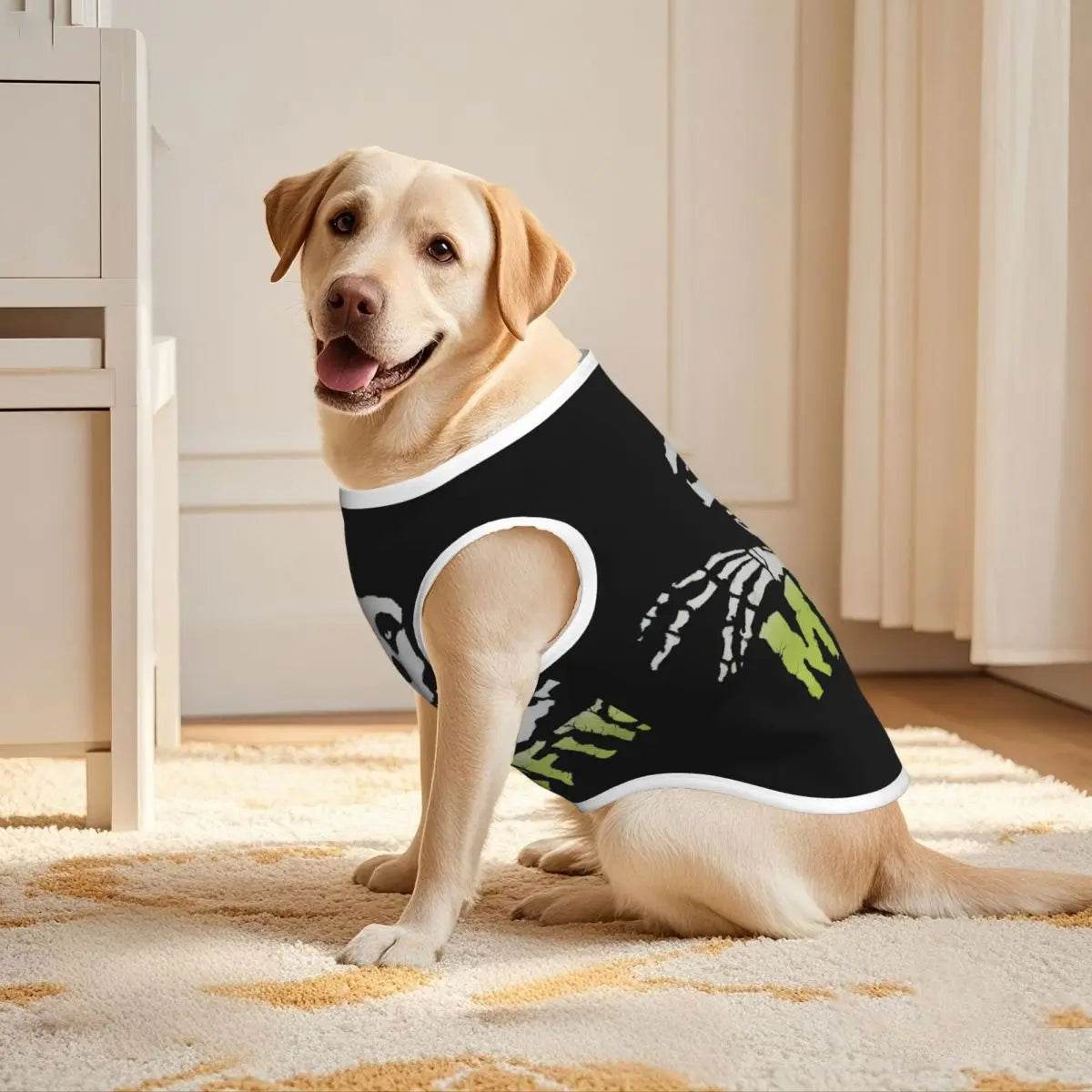 Misfits Skull Pet Vests Soft Dogs Cats Jacket Breathable Pet Clothing Dogs Accessories