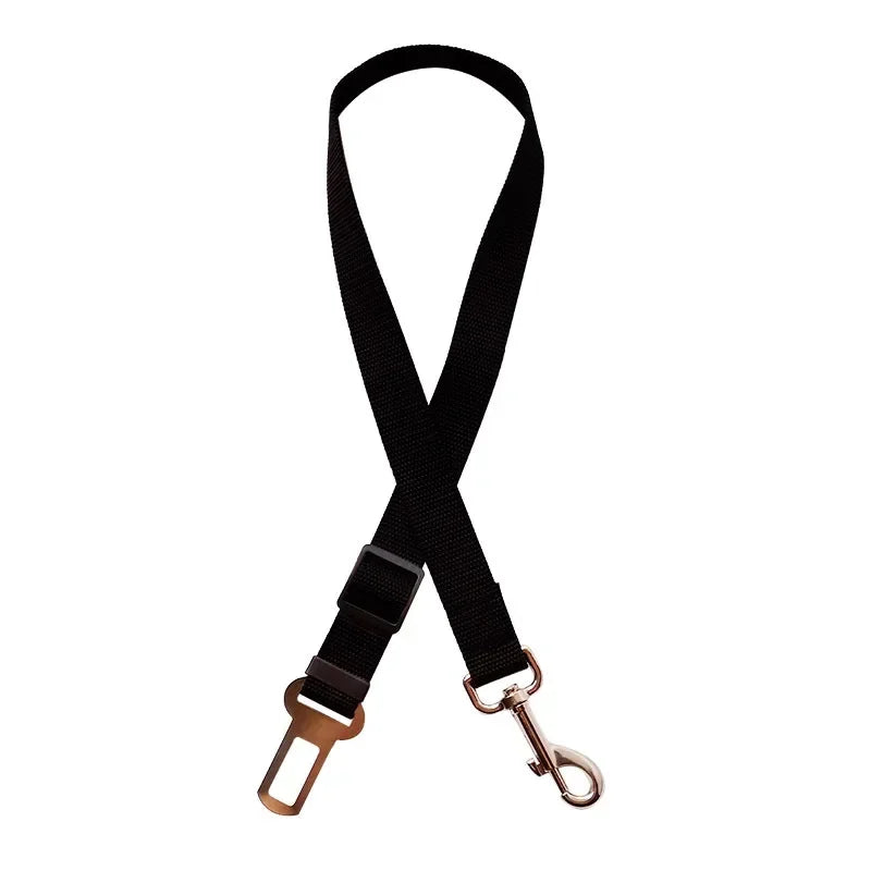 Adjustable Pet Cat Dog Car Seat  Belt Pet Seat Vehicle Dog Harness Lead Clip Safety Lever Traction Dog Collars Dogs Accessoires