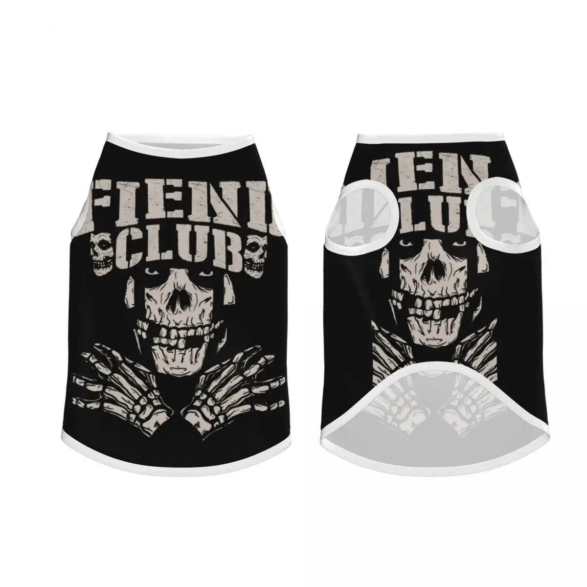 Misfits Skull Pet Vests Soft Dogs Cats Jacket Breathable Pet Clothing Dogs Accessories