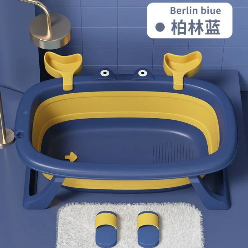 Foldable Pet Bath Tub for Cats Dogs Non Slip Portable Wash Basin Grooming Shower Tub with Anti Escape Design