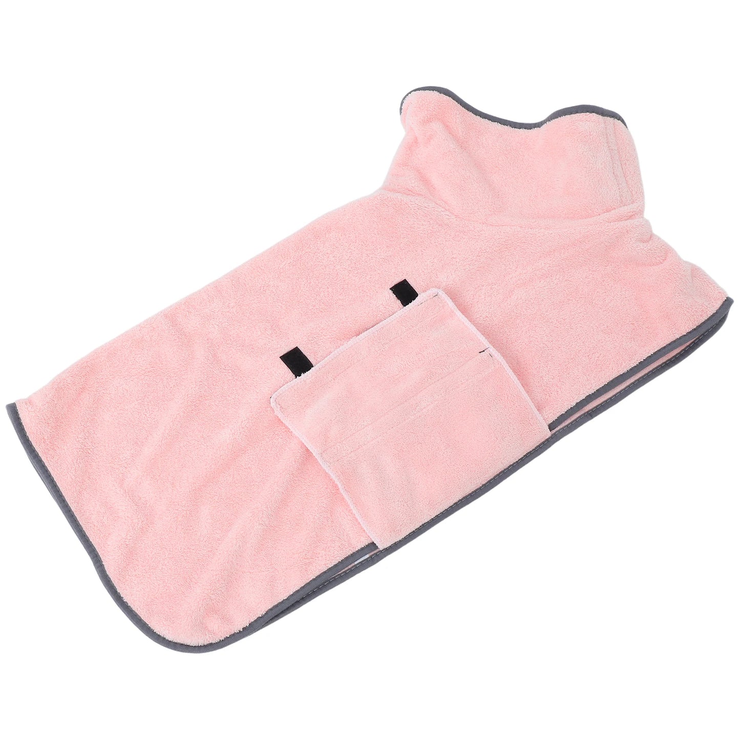 Pet Bath Towels Dog Grooming Drying Absorbent Bathrobe Blanket Baths Pink for Dogs Cloth
