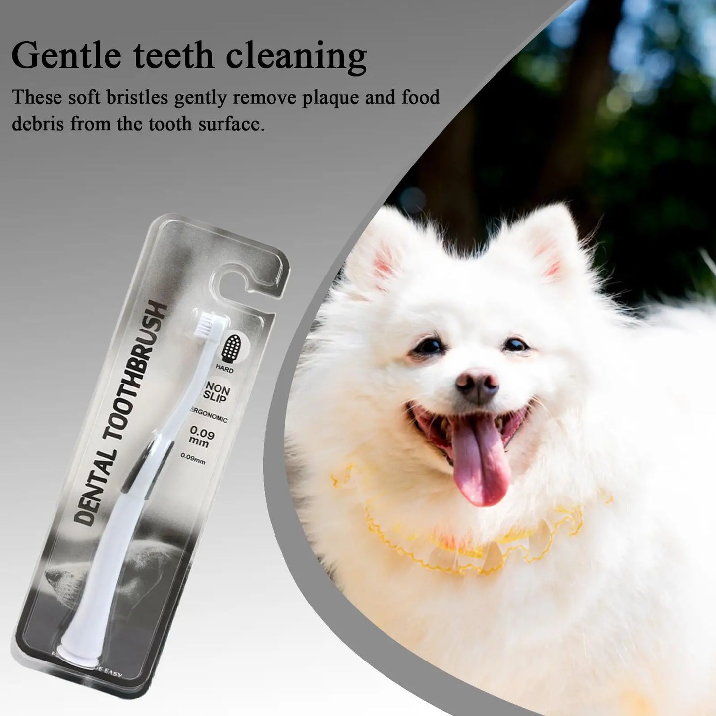 Dog Toothbrush Cat Tooth Brush With Soft Bristles Non Slip Pet Care Brush For Puppies Care Routine Maintenance Hygiene Animal