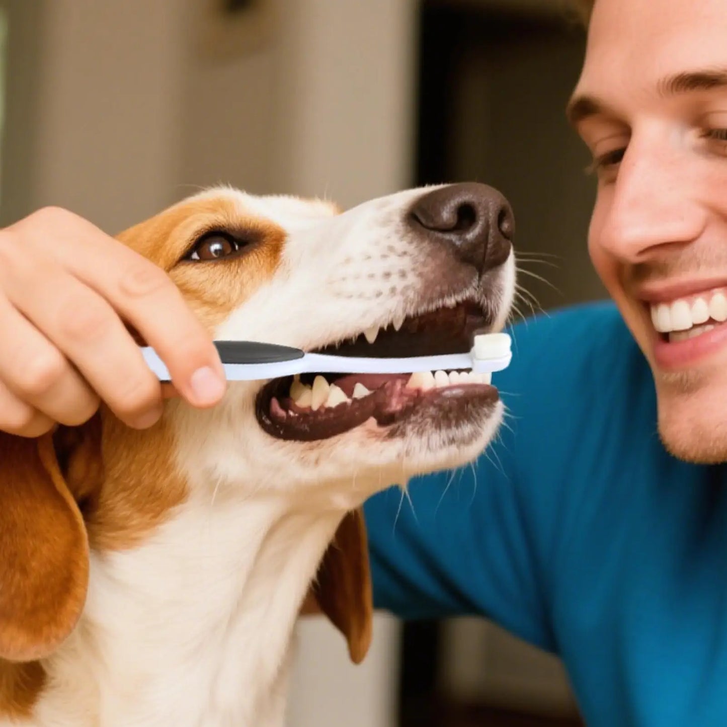 Dog Toothbrush Cat Tooth Brush With Soft Bristles Non Slip Pet Care Brush For Puppies Care Routine Maintenance Hygiene Animal