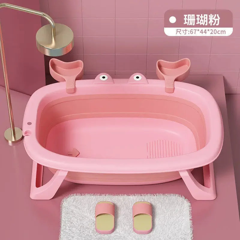 Foldable Pet Bath Tub for Cats Dogs Non Slip Portable Wash Basin Grooming Shower Tub with Anti Escape Design
