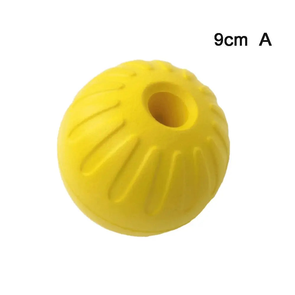 7cm/9cm Yellow Indestructible Rubber Ball Pet Dog Training Chew Play Fetch Bite Toy Dog Toys For Dog Interactive