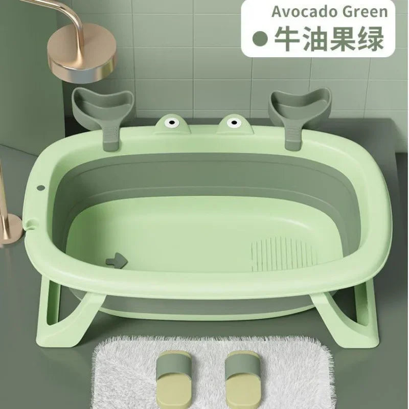 Foldable Pet Bath Tub for Cats Dogs Non Slip Portable Wash Basin Grooming Shower Tub with Anti Escape Design