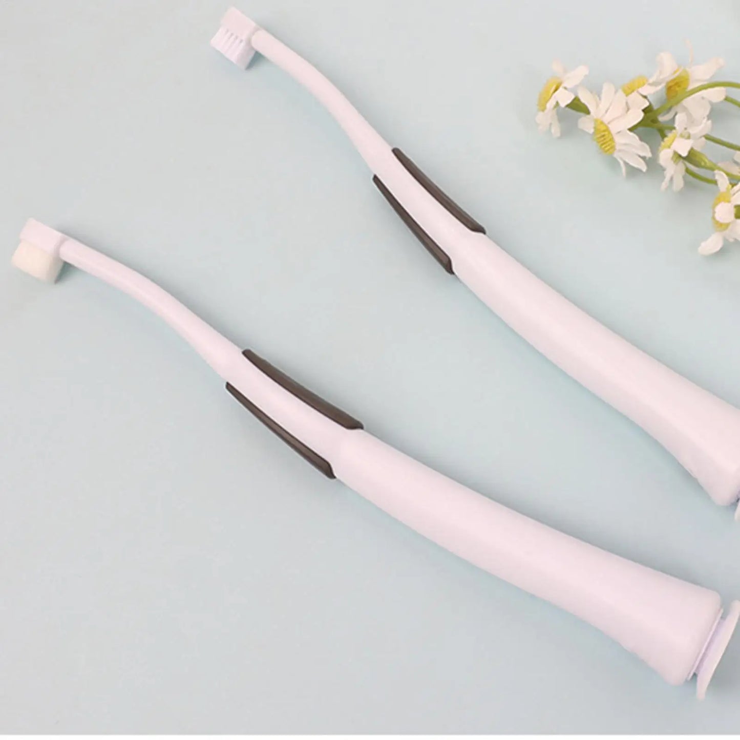 Dog Toothbrush Cat Tooth Brush With Soft Bristles Non Slip Pet Care Brush For Puppies Care Routine Maintenance Hygiene Animal