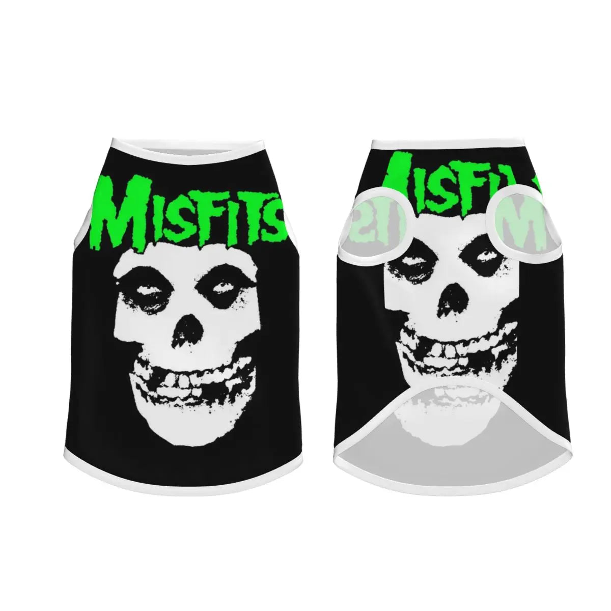 Misfits Skull Pet Vests Soft Dogs Cats Jacket Breathable Pet Clothing Dogs Accessories