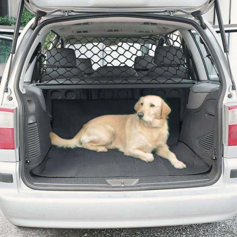 Dog Carrier Barrier Car Safety Net for Dogs Travel Accessories Back Seat Dog Carrier Barrier Car Mesh Dogs Protector Pet Product
