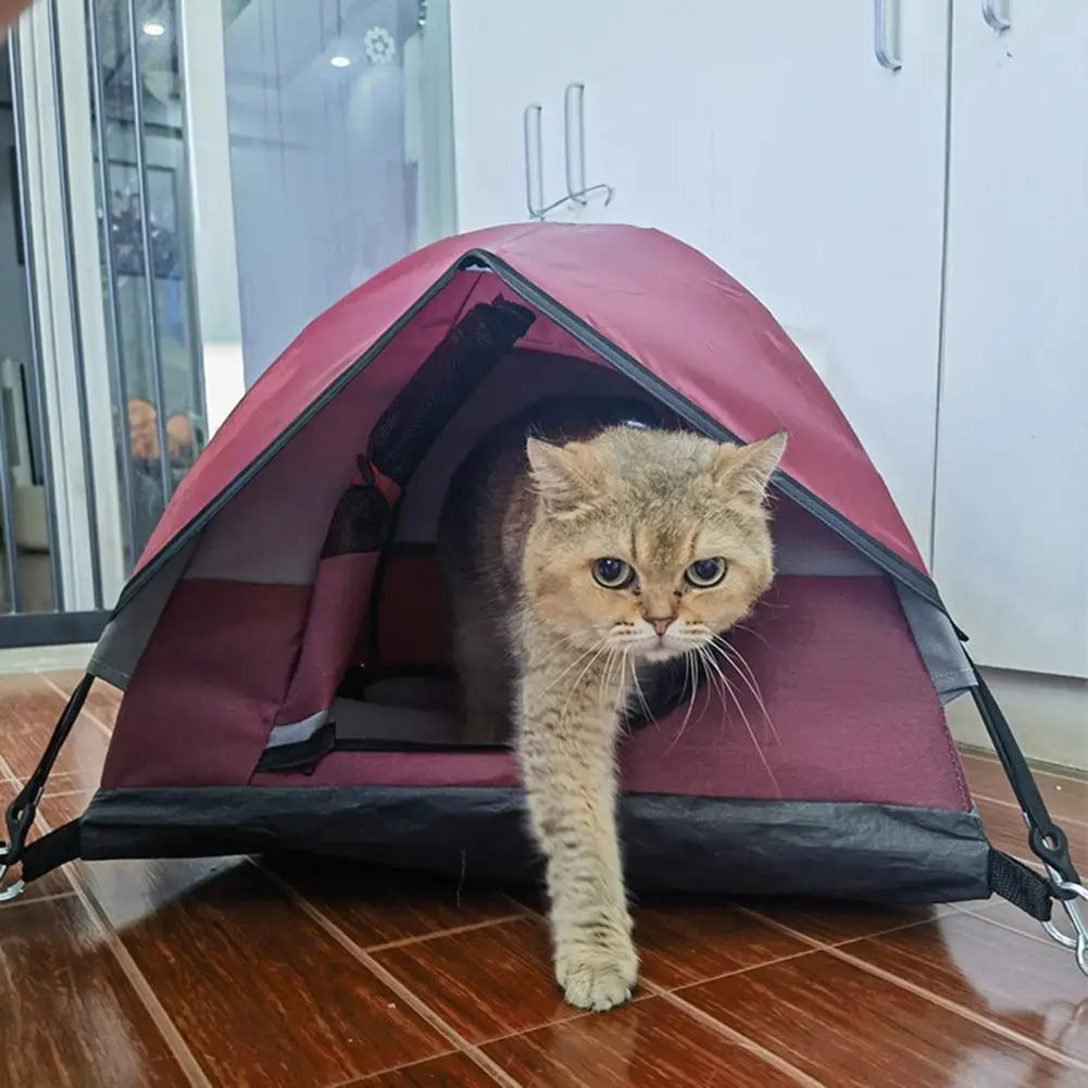 Outdoor Pet Tent Bed Cats House Supplies Products Accessories Cushions Furniture Sofa Basket Beds Waterproof Kitten Tents Cat