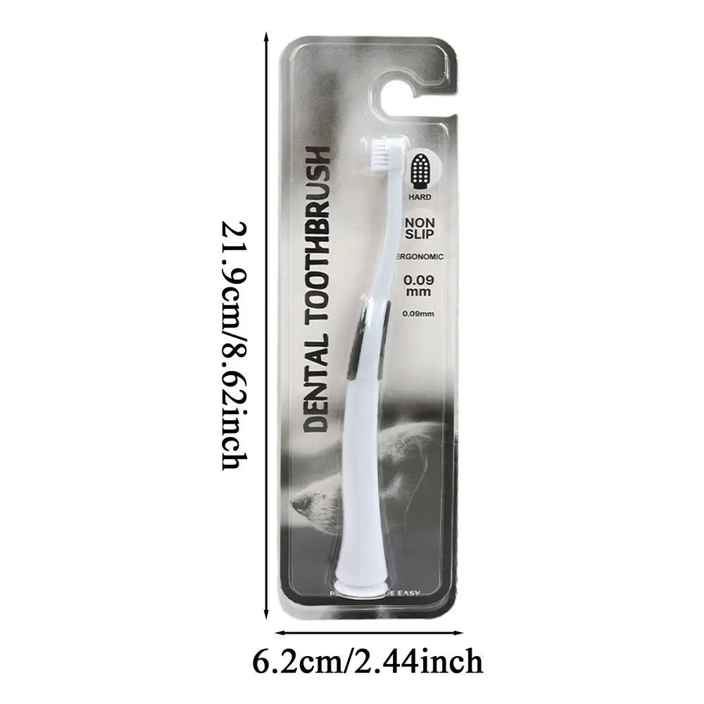 Dog Toothbrush Cat Tooth Brush With Soft Bristles Non Slip Pet Care Brush For Puppies Care Routine Maintenance Hygiene Animal