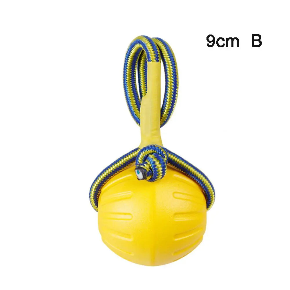 7cm/9cm Yellow Indestructible Rubber Ball Pet Dog Training Chew Play Fetch Bite Toy Dog Toys For Dog Interactive