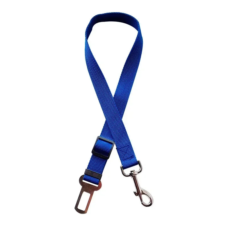 Adjustable Pet Cat Dog Car Seat  Belt Pet Seat Vehicle Dog Harness Lead Clip Safety Lever Traction Dog Collars Dogs Accessoires